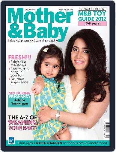 Mother & Baby India January 10th, 2012 Digital Back Issue Cover