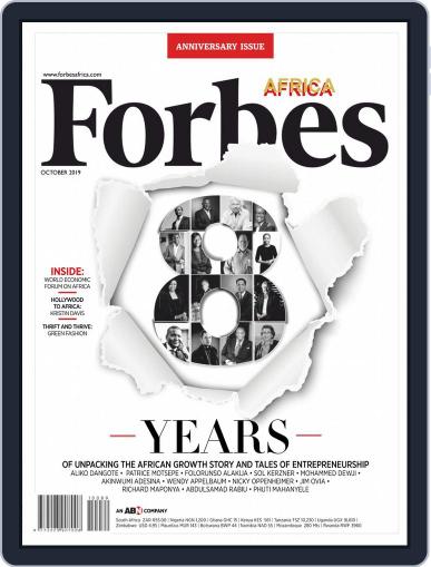 Forbes Africa October 1st, 2019 Digital Back Issue Cover