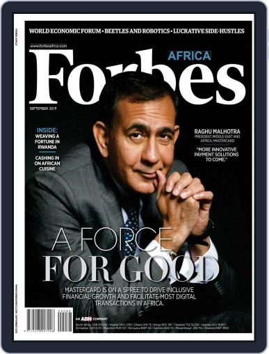 Forbes Africa September 1st, 2019 Digital Back Issue Cover