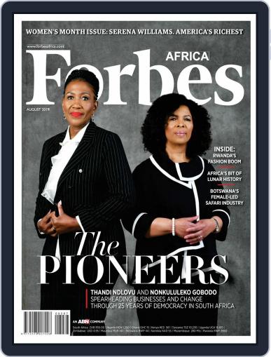Forbes Africa August 1st, 2019 Digital Back Issue Cover
