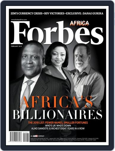 Forbes Africa February 1st, 2019 Digital Back Issue Cover