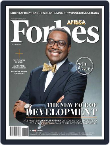 Forbes Africa October 1st, 2018 Digital Back Issue Cover