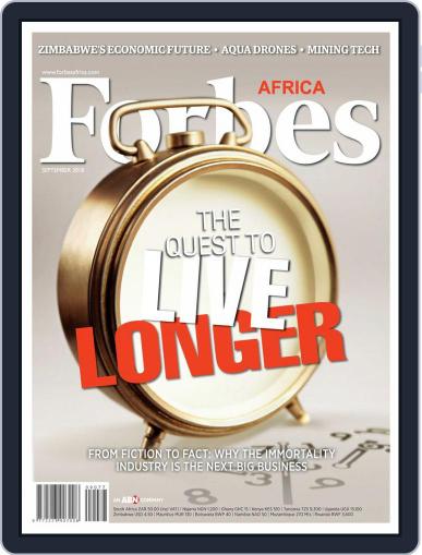 Forbes Africa September 1st, 2018 Digital Back Issue Cover