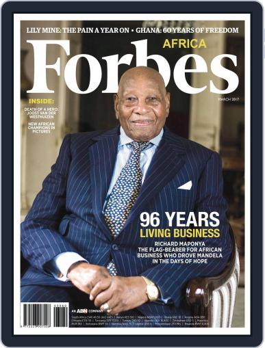 Forbes Africa March 1st, 2017 Digital Back Issue Cover