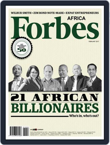 Forbes Africa February 1st, 2017 Digital Back Issue Cover