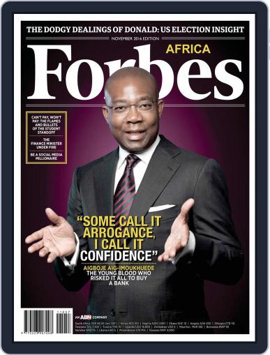 Forbes Africa November 1st, 2016 Digital Back Issue Cover