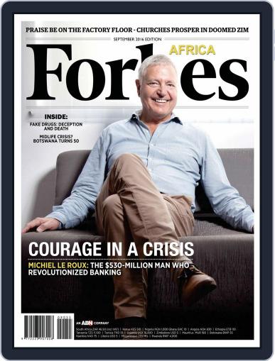 Forbes Africa September 1st, 2016 Digital Back Issue Cover