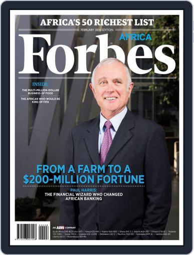 Forbes Africa February 1st, 2016 Digital Back Issue Cover