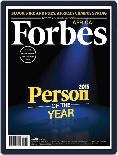 Forbes Africa December 1st, 2015 Digital Back Issue Cover