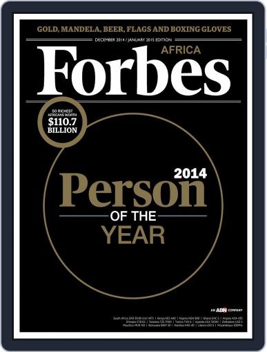 Forbes Africa December 4th, 2014 Digital Back Issue Cover