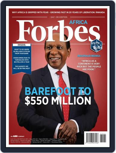 Forbes Africa June 30th, 2014 Digital Back Issue Cover