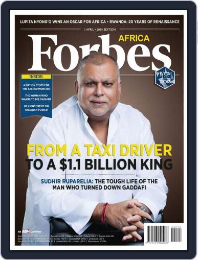 Forbes Africa April 3rd, 2014 Digital Back Issue Cover