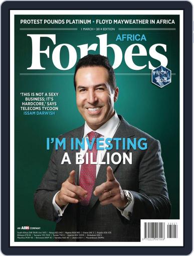 Forbes Africa March 3rd, 2014 Digital Back Issue Cover