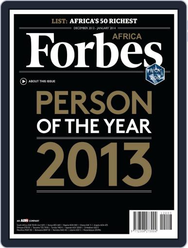 Forbes Africa December 11th, 2013 Digital Back Issue Cover