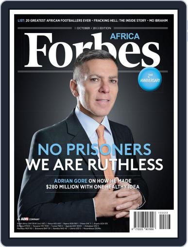 Forbes Africa October 2nd, 2013 Digital Back Issue Cover