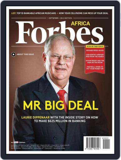 Forbes Africa September 2nd, 2013 Digital Back Issue Cover