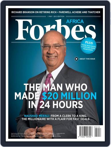 Forbes Africa May 1st, 2013 Digital Back Issue Cover