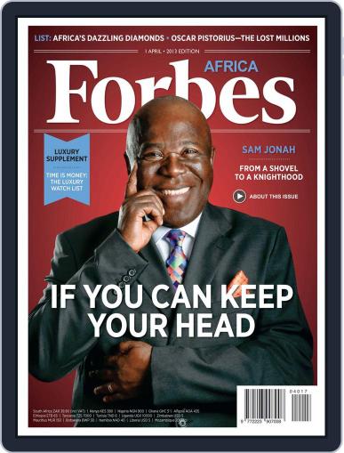 Forbes Africa April 1st, 2013 Digital Back Issue Cover