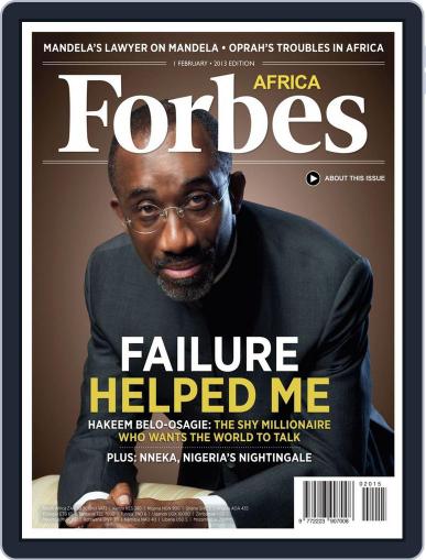 Forbes Africa March 26th, 2013 Digital Back Issue Cover