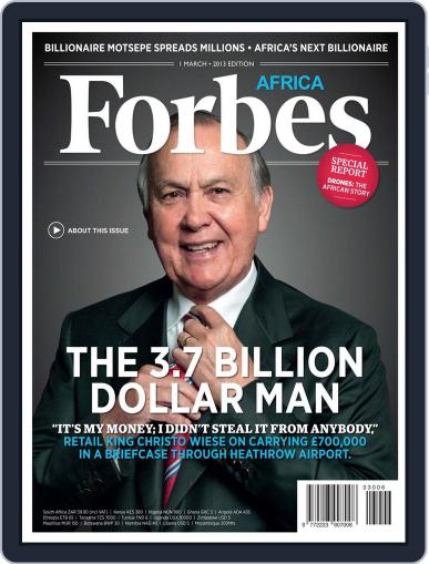 Forbes Africa March 14th, 2013 Digital Back Issue Cover