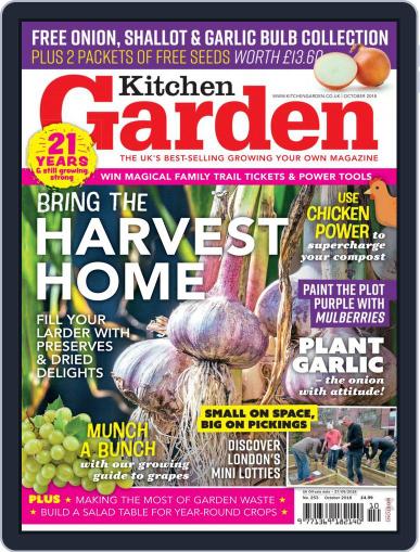 Kitchen Garden October 1st, 2018 Digital Back Issue Cover