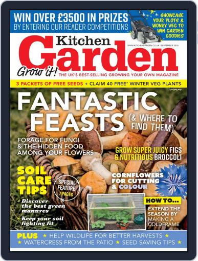 Kitchen Garden September 1st, 2018 Digital Back Issue Cover