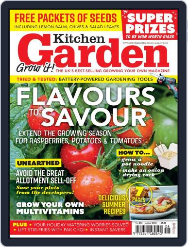Kitchen Garden August 1st, 2018 Digital Back Issue Cover