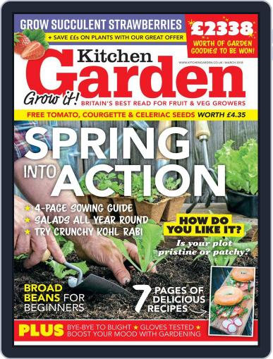 Kitchen Garden March 1st, 2018 Digital Back Issue Cover