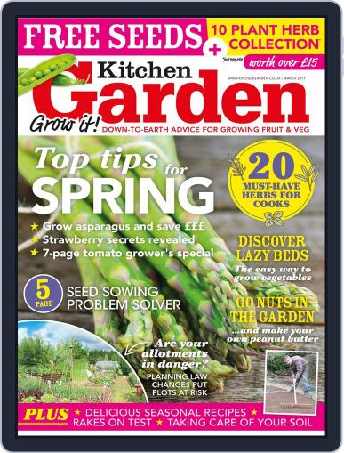 Kitchen Garden March 1st, 2017 Digital Back Issue Cover