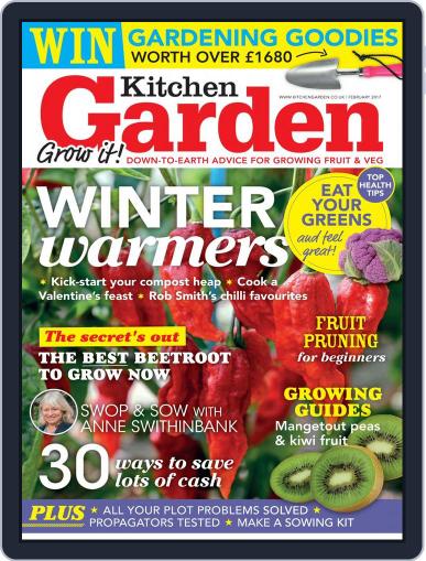 Kitchen Garden February 1st, 2017 Digital Back Issue Cover
