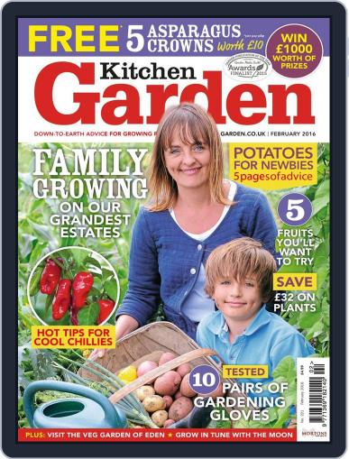 Kitchen Garden January 5th, 2016 Digital Back Issue Cover