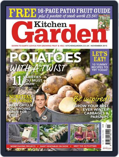 Kitchen Garden October 15th, 2015 Digital Back Issue Cover