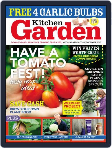 Kitchen Garden September 1st, 2015 Digital Back Issue Cover