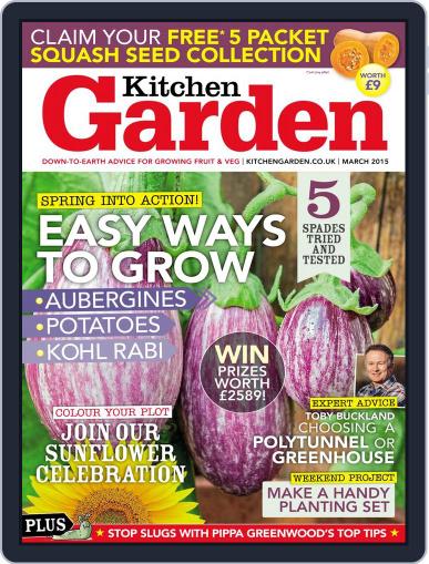 Kitchen Garden February 3rd, 2015 Digital Back Issue Cover