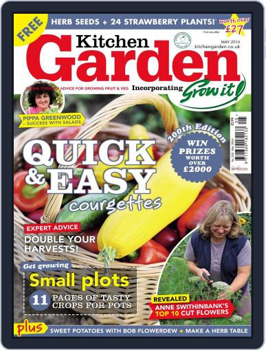 Kitchen Garden April 1st, 2014 Digital Back Issue Cover