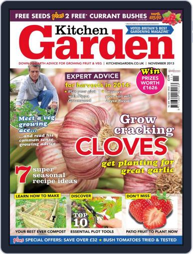 Kitchen Garden October 1st, 2013 Digital Back Issue Cover