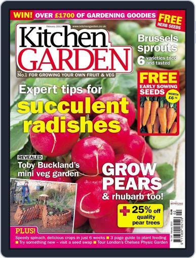 Kitchen Garden January 1st, 2013 Digital Back Issue Cover