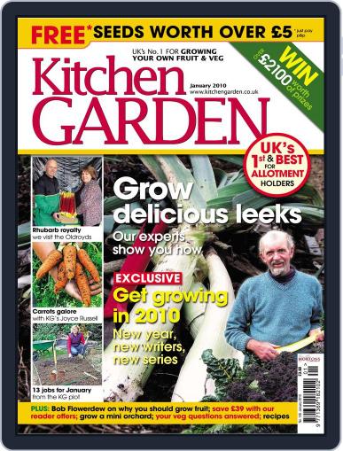 Kitchen Garden December 1st, 2009 Digital Back Issue Cover