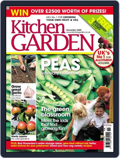 Kitchen Garden September 29th, 2009 Digital Back Issue Cover