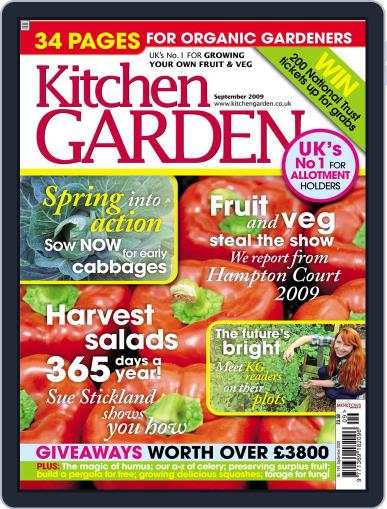 Kitchen Garden August 4th, 2009 Digital Back Issue Cover