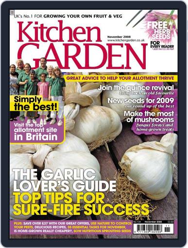 Kitchen Garden September 29th, 2008 Digital Back Issue Cover