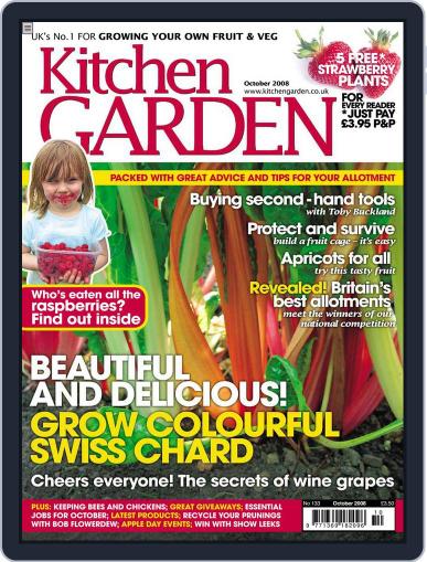 Kitchen Garden September 1st, 2008 Digital Back Issue Cover