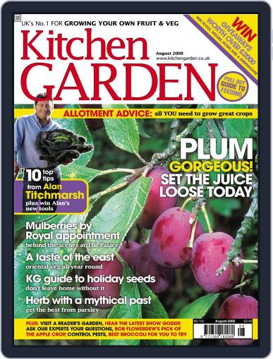 Kitchen Garden July 1st, 2008 Digital Back Issue Cover