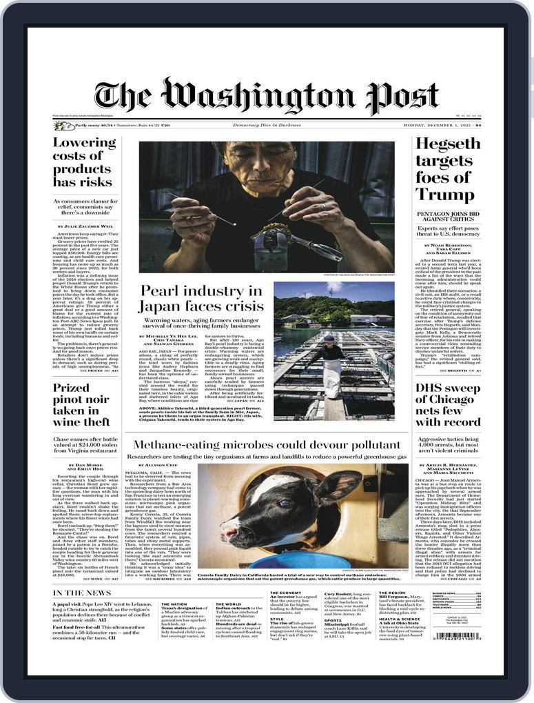 The Washington Post December 01, 2025 (Digital) - DiscountMags.com