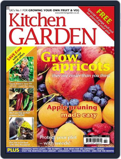 Kitchen Garden January 2nd, 2007 Digital Back Issue Cover