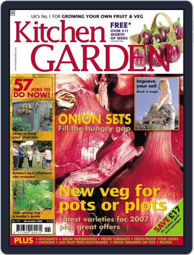 Kitchen Garden October 12th, 2006 Digital Back Issue Cover