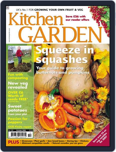 Kitchen Garden August 29th, 2006 Digital Back Issue Cover