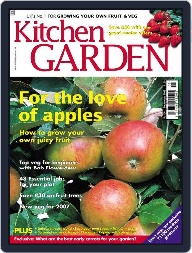 Kitchen Garden August 1st, 2006 Digital Back Issue Cover