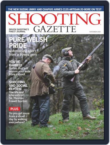 Shooting Gazette November 1st, 2019 Digital Back Issue Cover