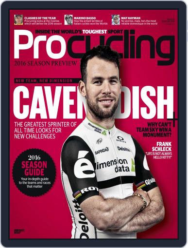 Procycling January 29th, 2016 Digital Back Issue Cover